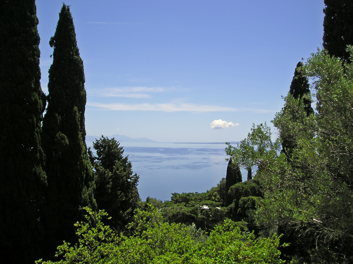 Blick nach Albanien