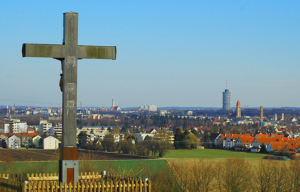 Blick nach Augsburg