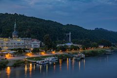 Blick nach Bad Schandau