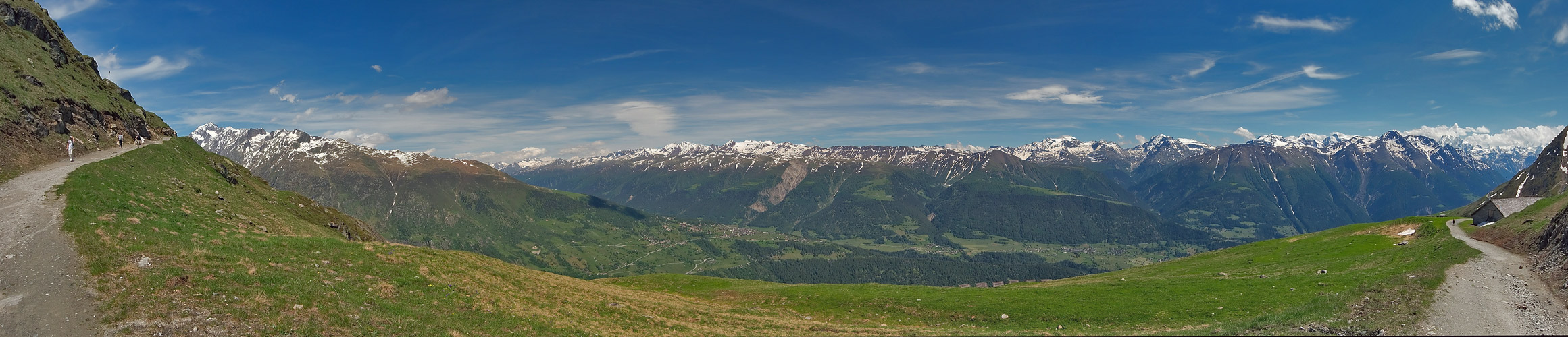 Blick nach Bellwald