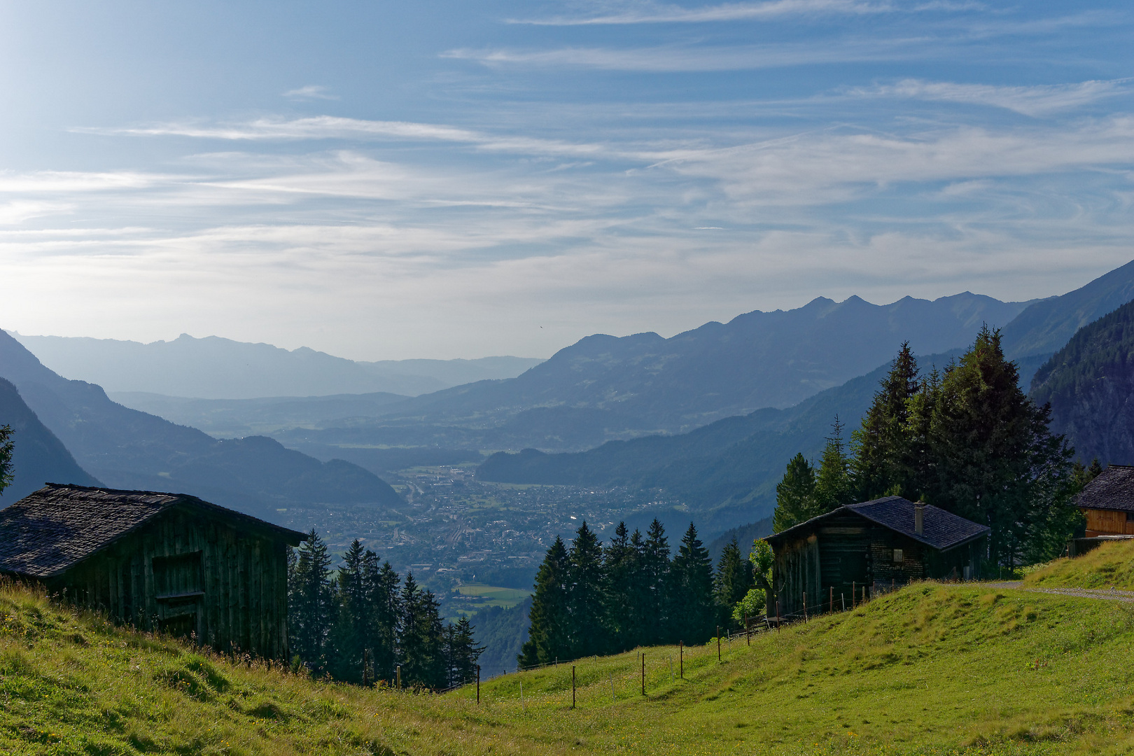 Blick nach Bludenz