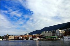 Blick nach Bryggen