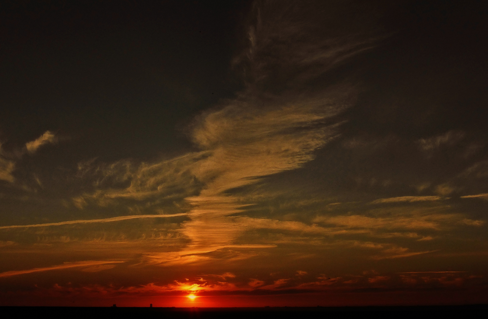 Blick nach Büsum