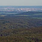 Blick nach Dresden von weit oben aus dem Ausland...