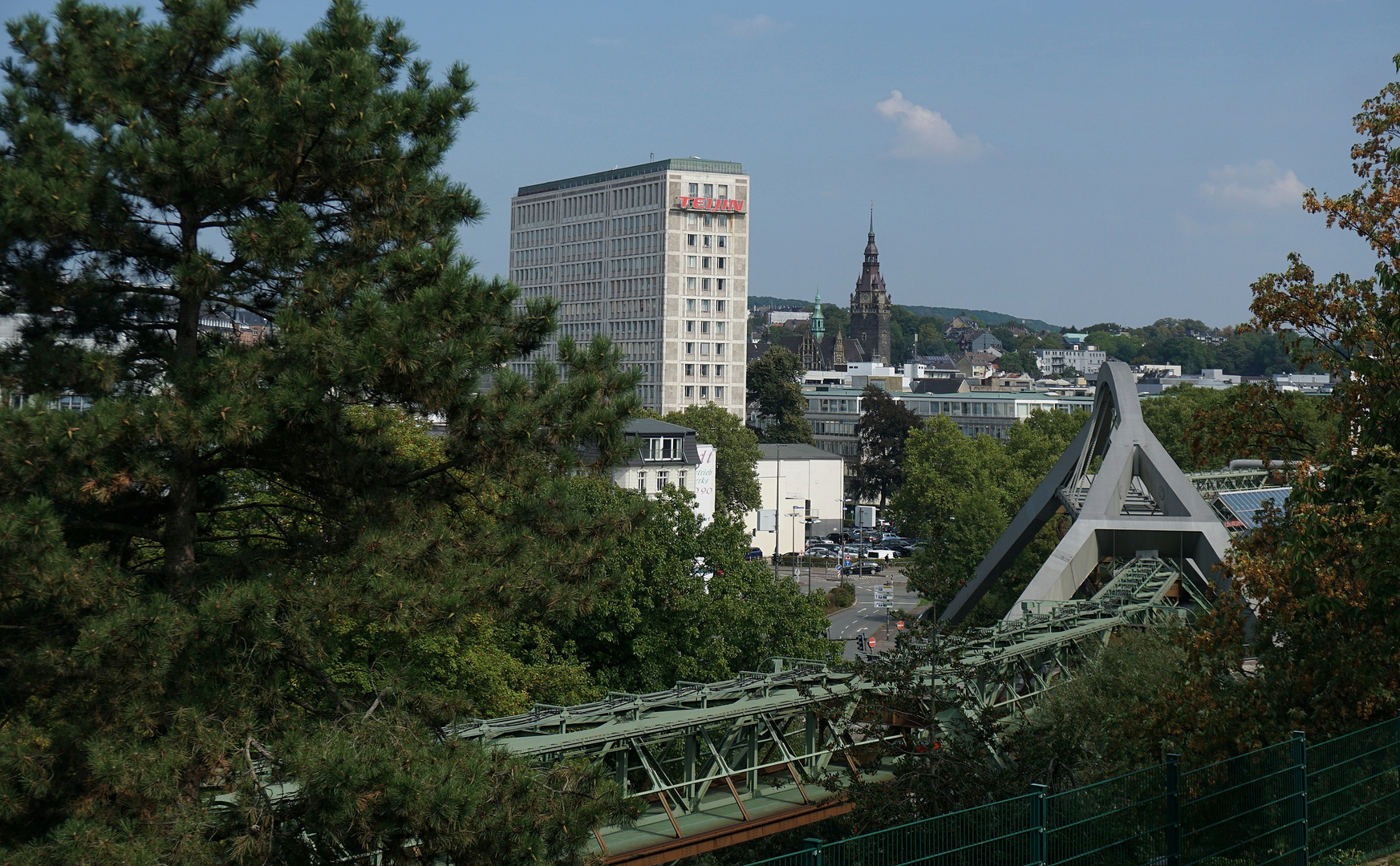 Blick nach Elberfeld