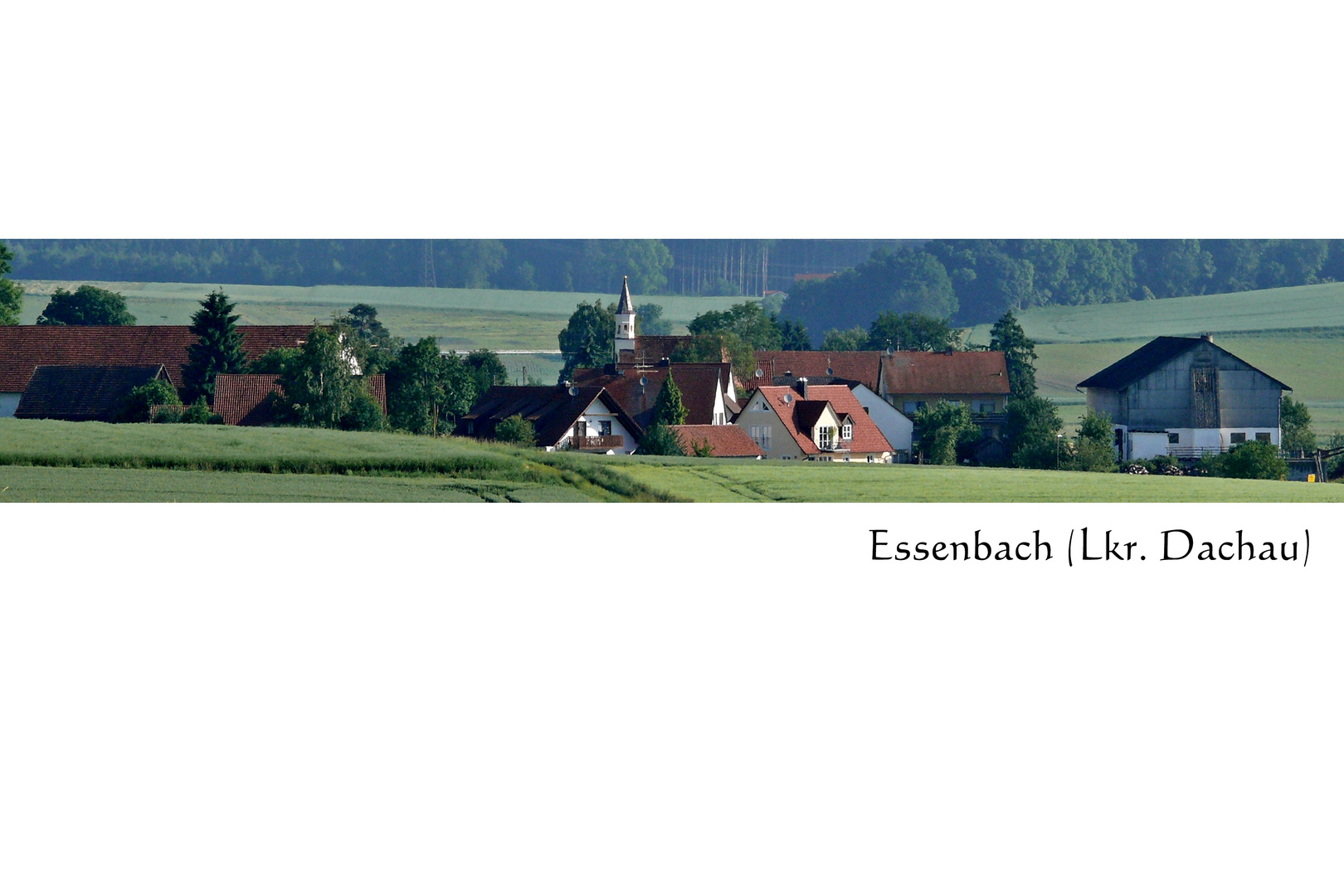 Blick nach Essenbach