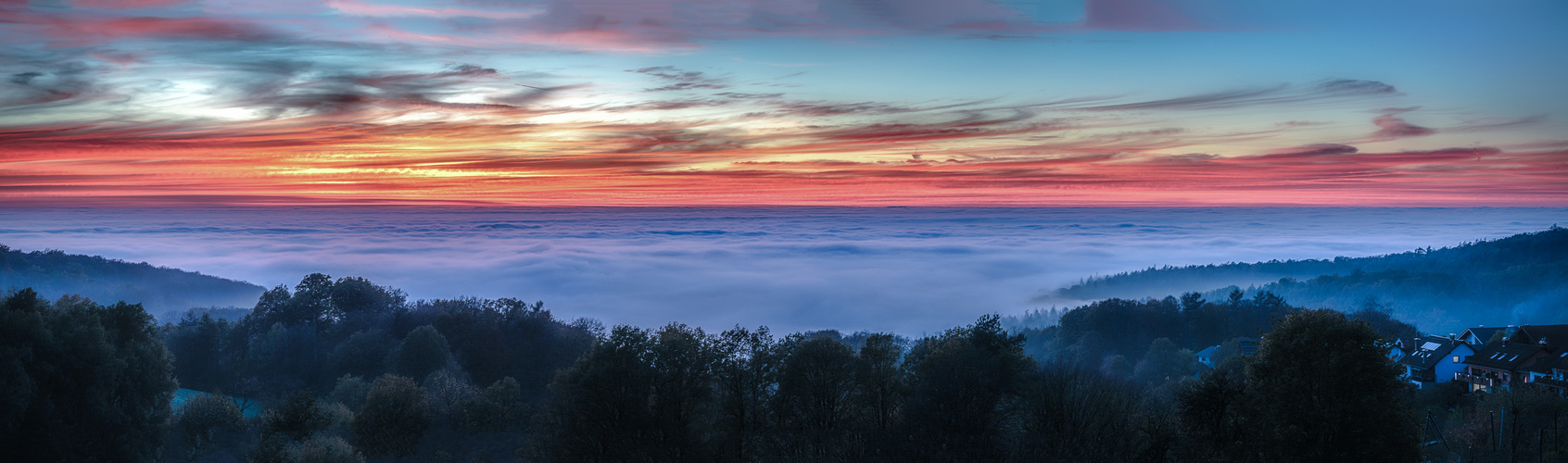 Blick nach Frankfurt