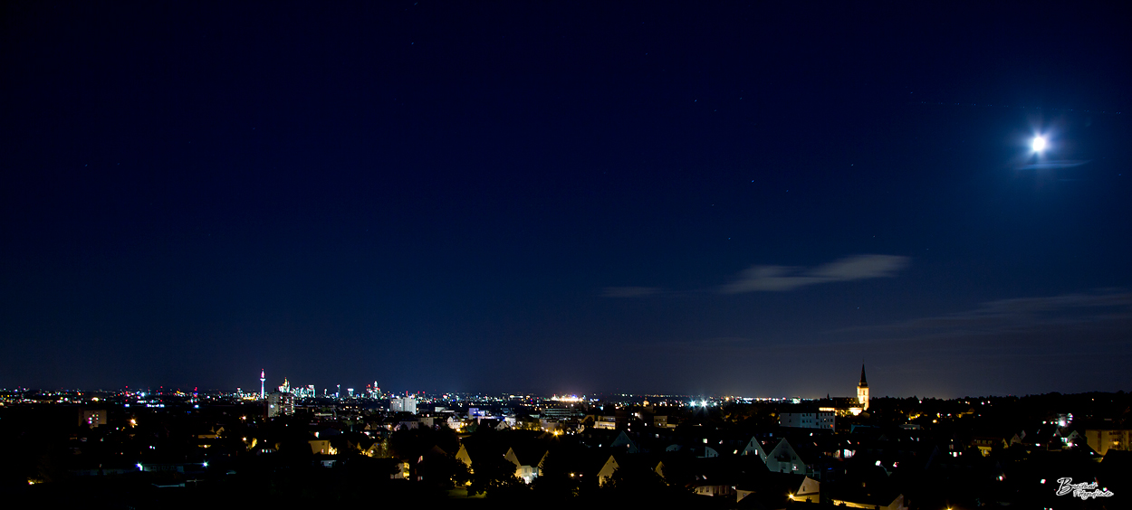 Blick nach Frankfurt