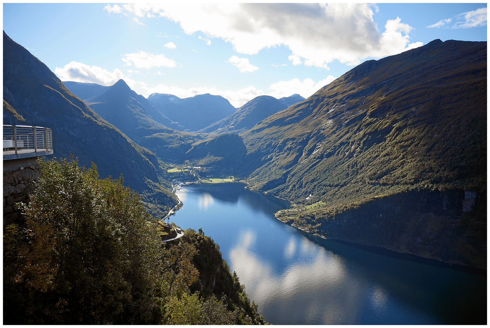 Blick nach Geiranger