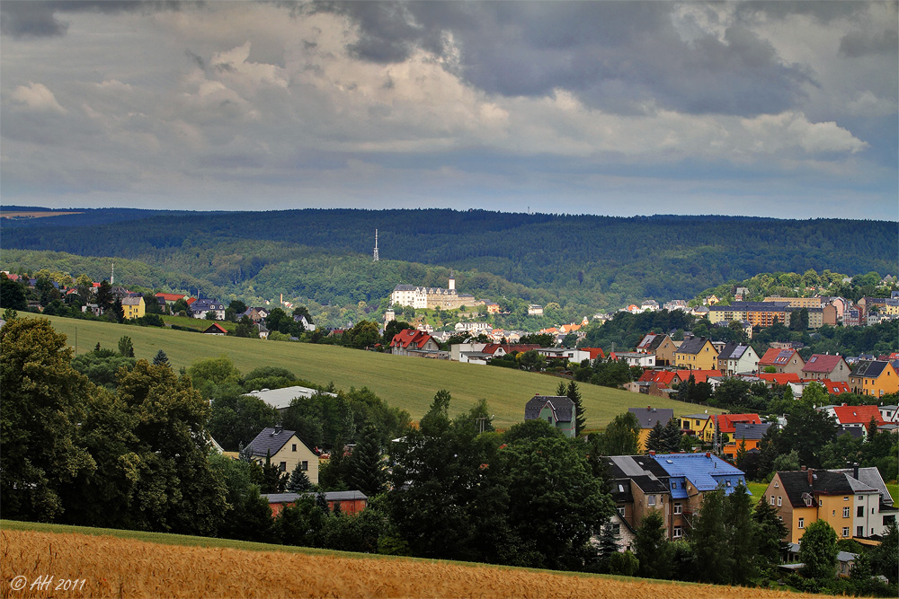 Blick nach Greiz