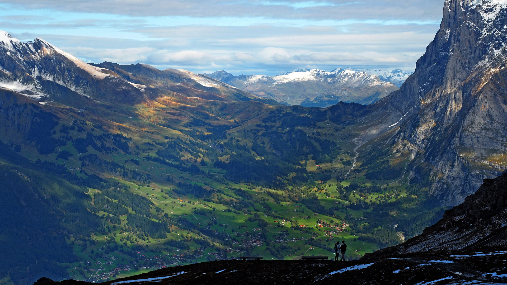 Blick nach Grindelwald