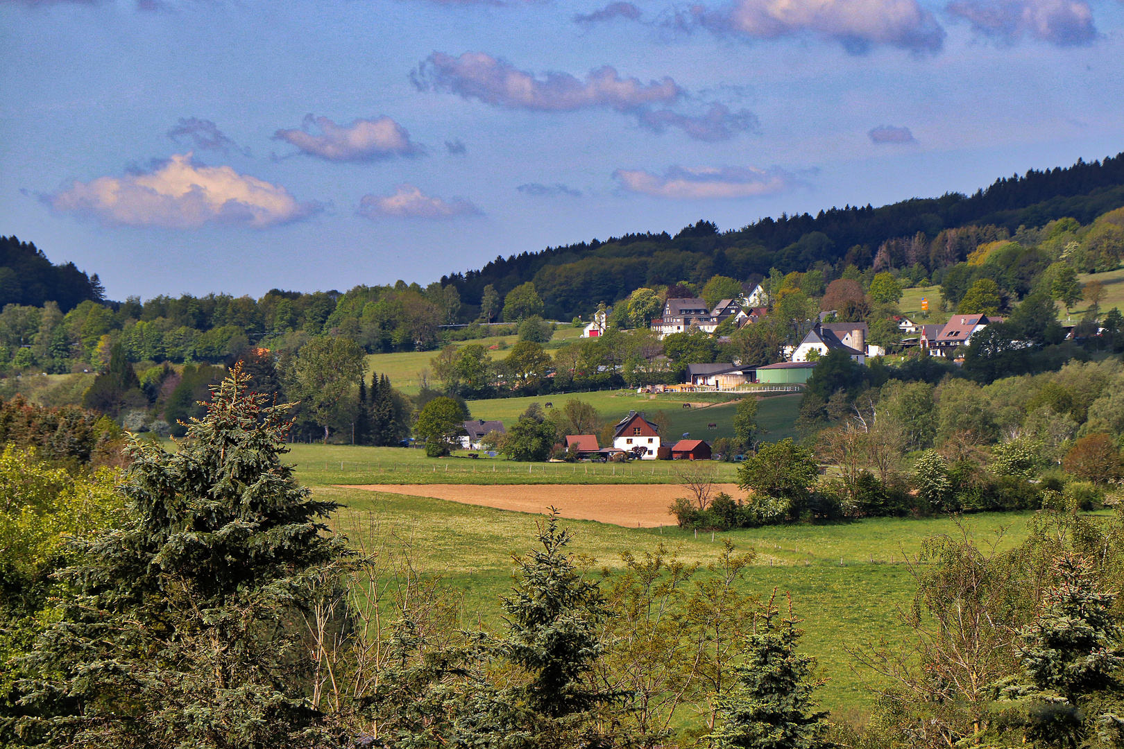 Blick nach Herscheid-Reblin