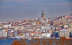 Blick nach Karaköy mit Galaturm