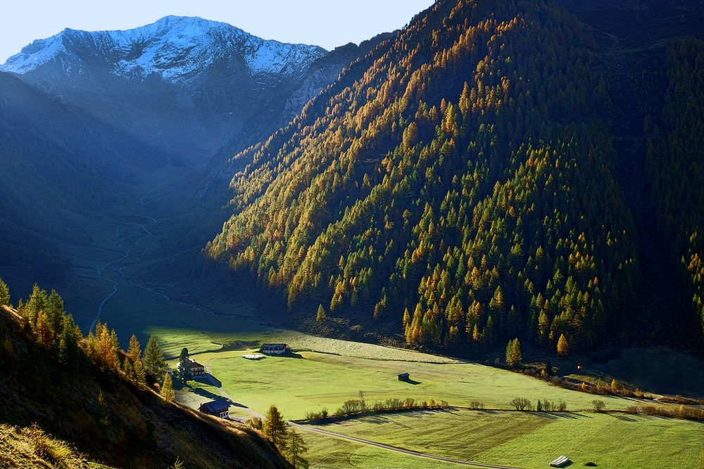 Blick nach Kasern im hintersten Schmirntal