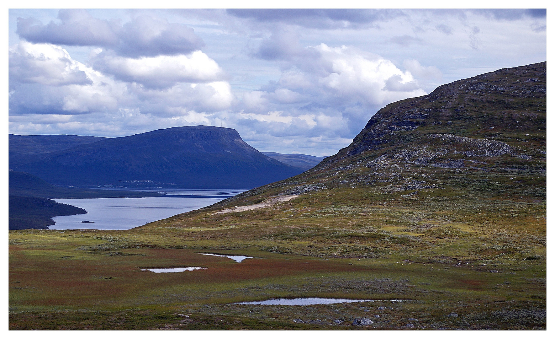 Blick nach Kilpisjärvi