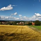 Blick nach Kirchenthumbach vom Halbn' Saal aus.