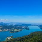 Blick nach Klagenfurt über den Wörthersee