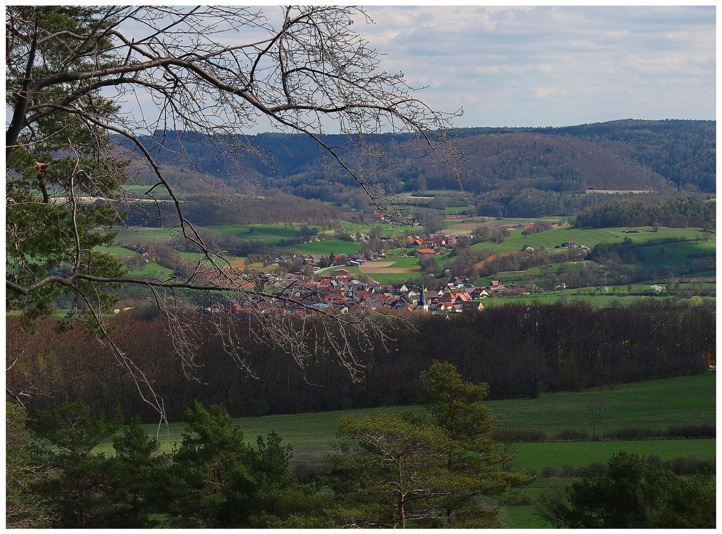 Blick nach Klosterlangheim