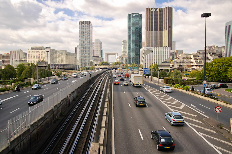 Blick nach La Defense