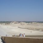 Blick nach Luxor vom Totentempel der Hatschepsut