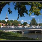 Blick nach Mariefred vom Schloss Gripsholm aus