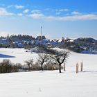 Blick nach Maxen gestern am zeitigen Mittag...