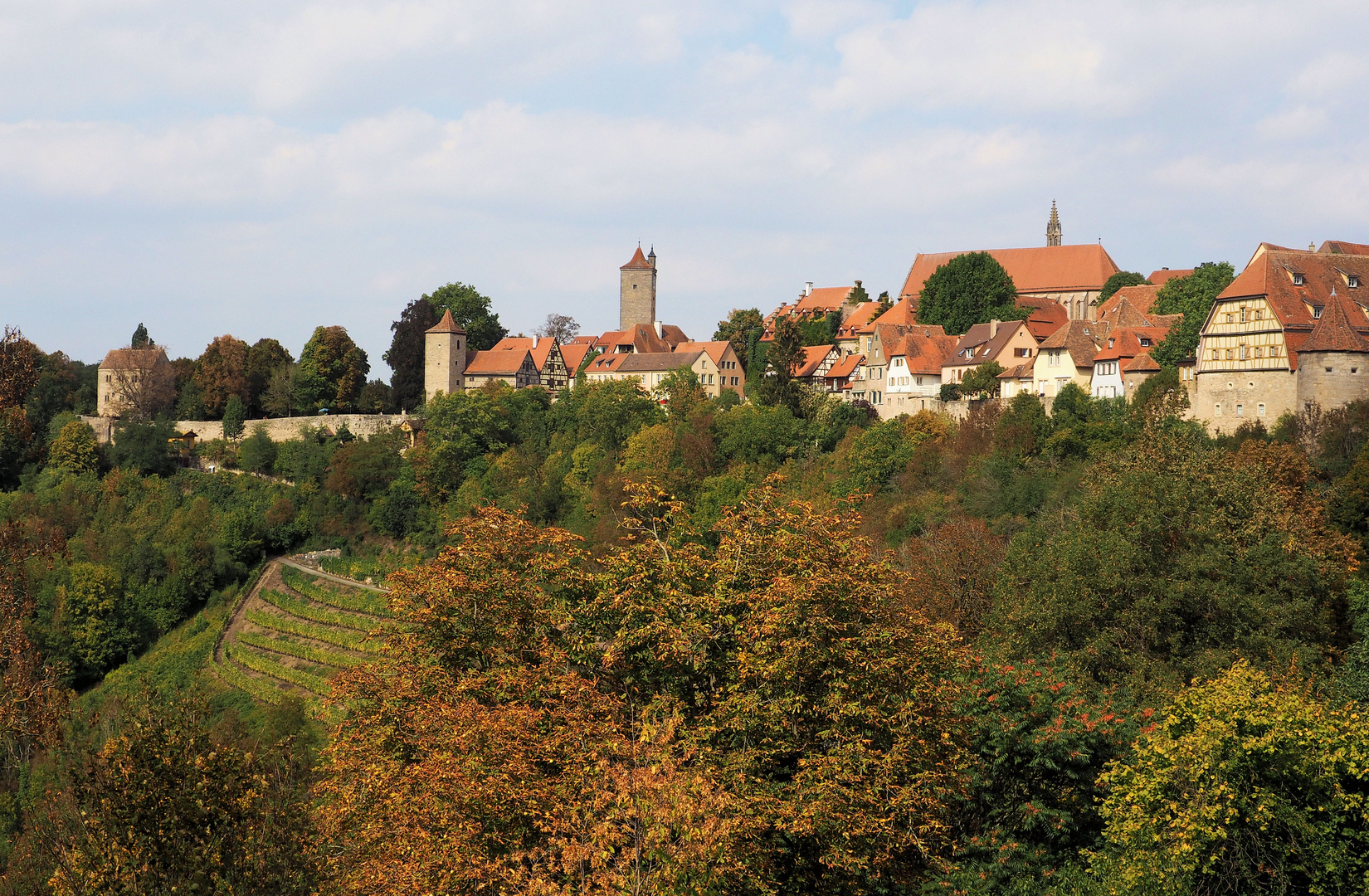 Blick nach oben ...