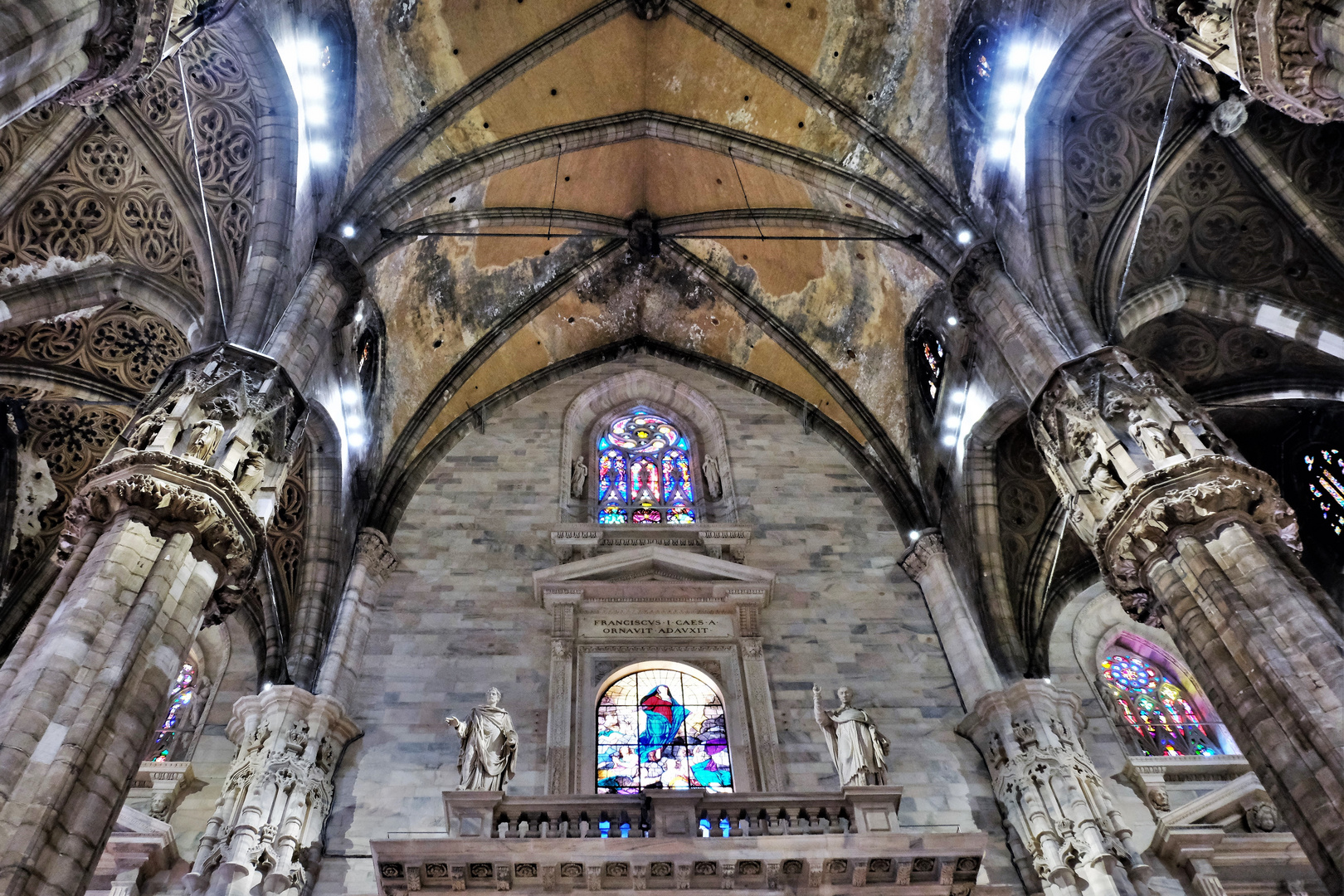 Blick nach oben (Mailänder Dom)