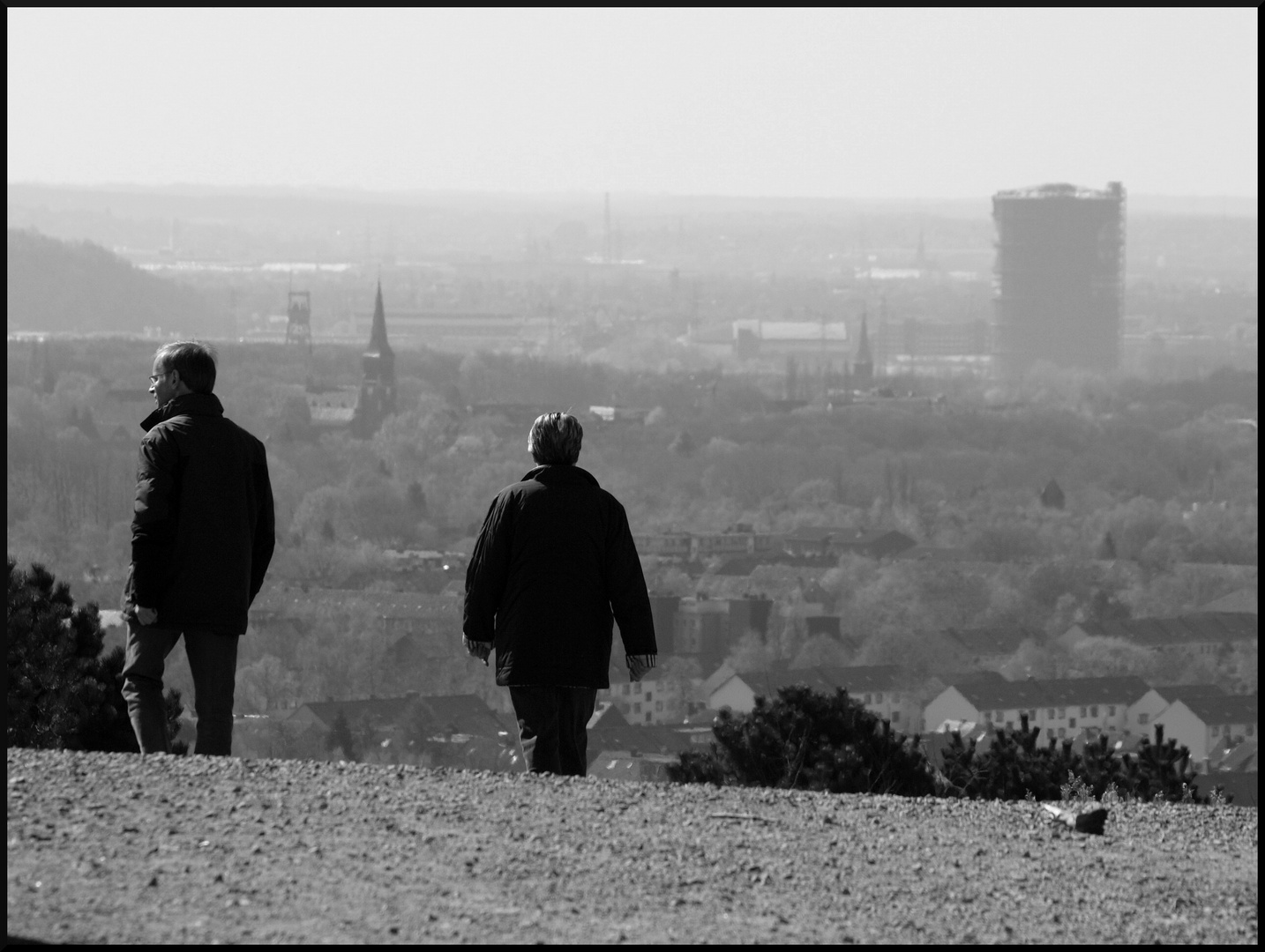 Blick nach Oberhausen