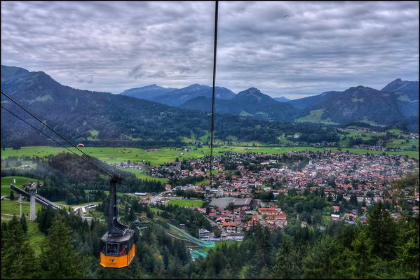 Blick nach Oberstdorf
