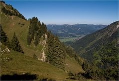 Blick nach Oberstdorf