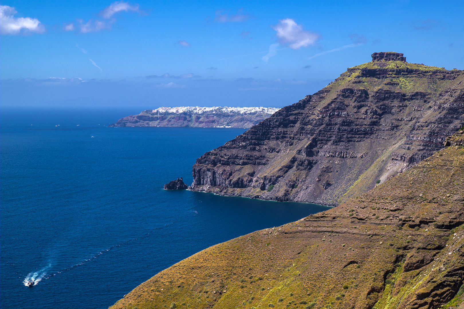 Blick nach Oia