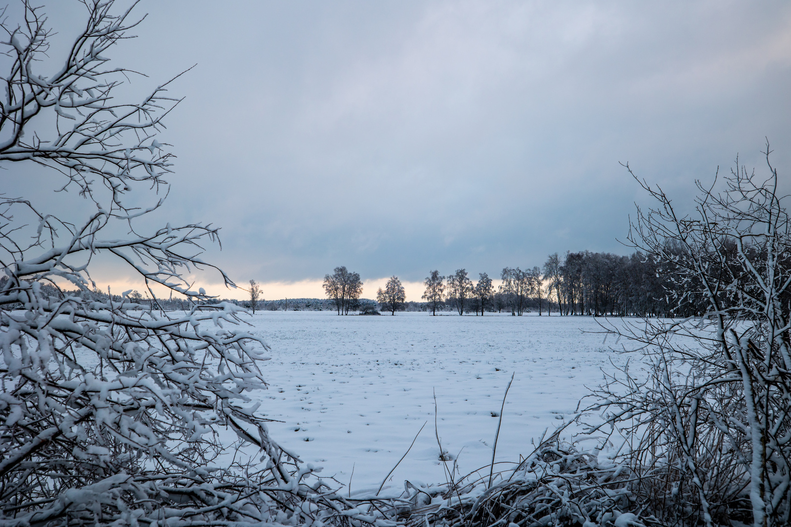 Blick nach ONO,  Sonne? 