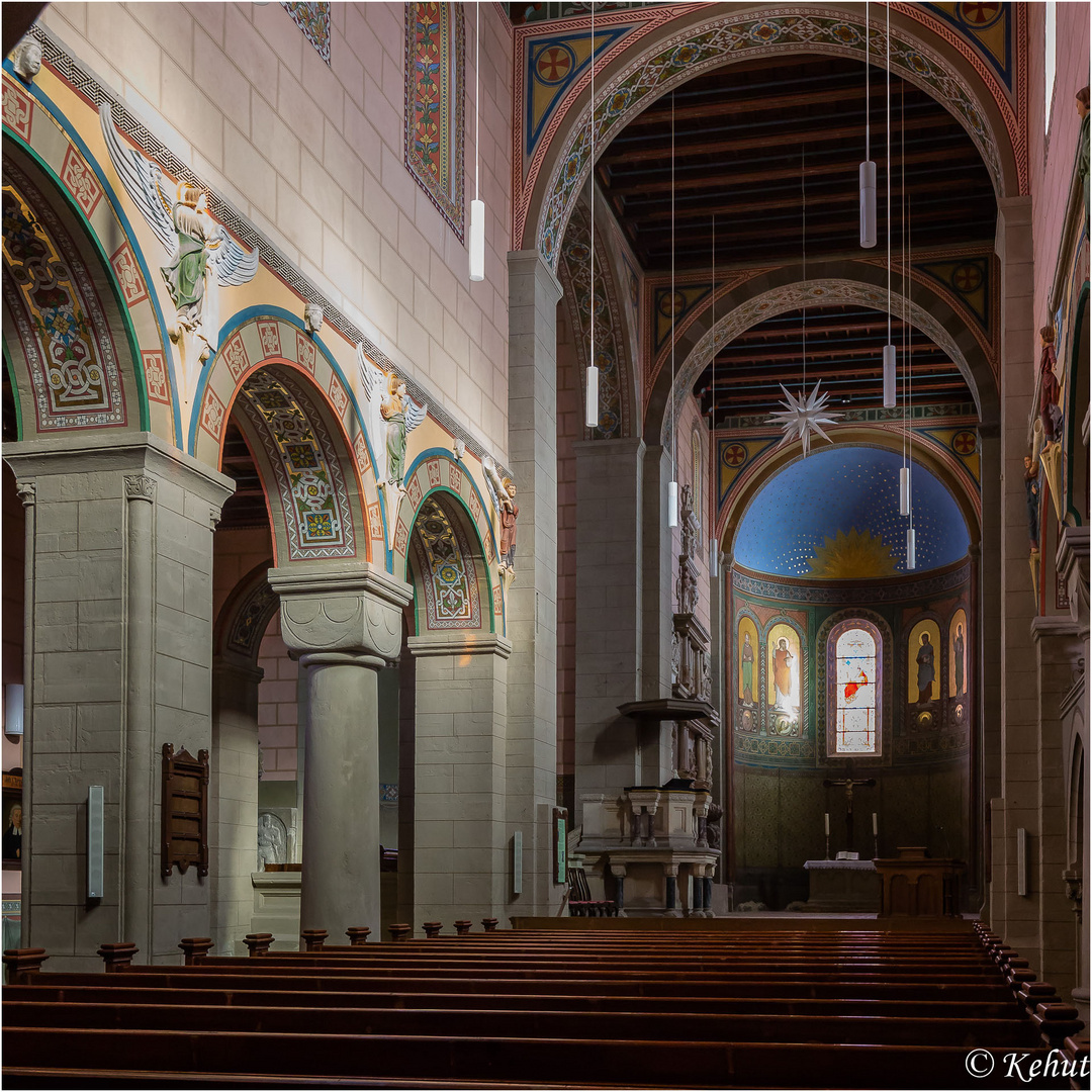 Blick nach Osten (2) Klosterkirche Hecklingen