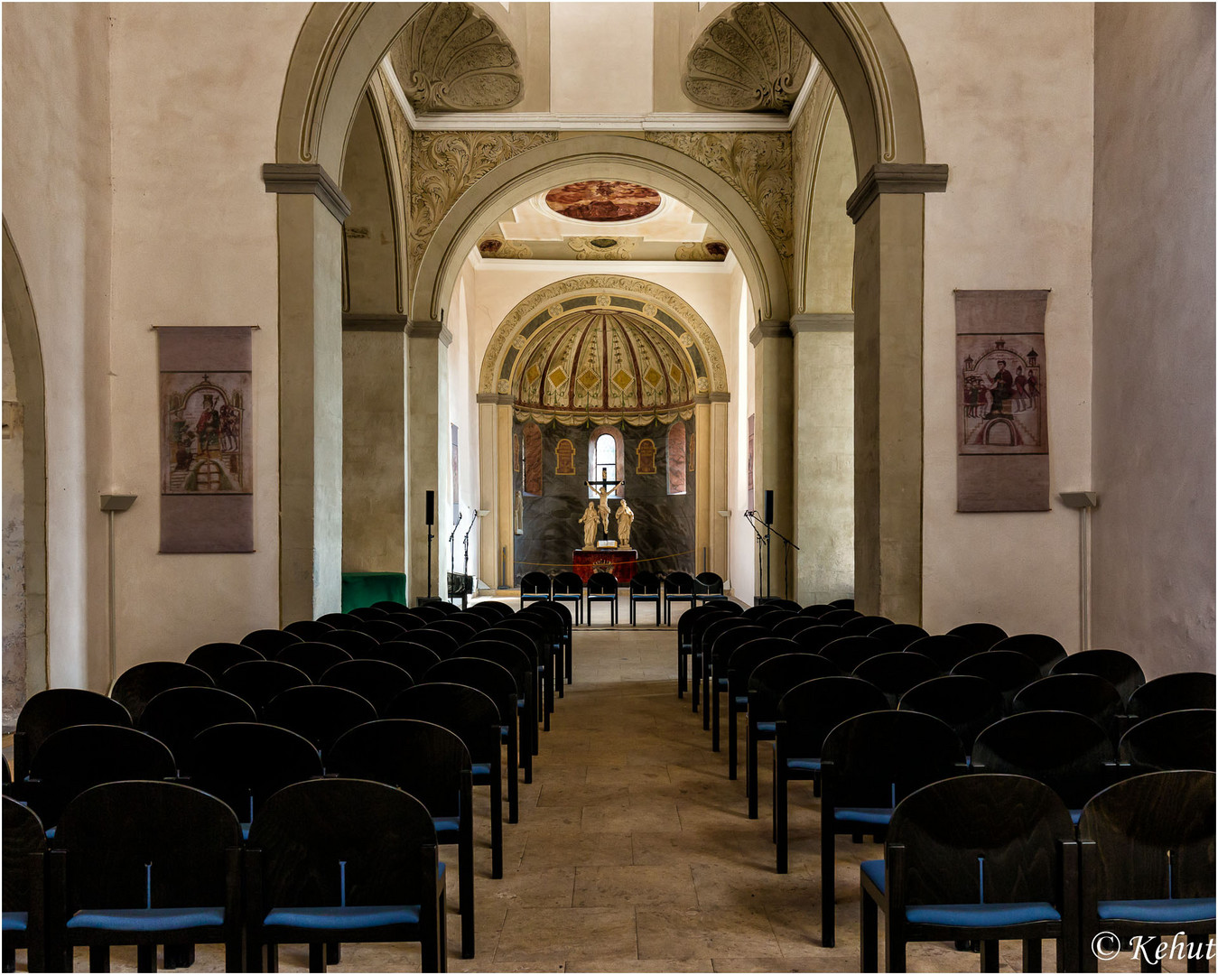 Blick nach Osten Burgkirche Burg Querfurt