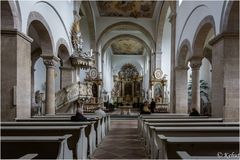 Blick nach Osten Kirche Maria Aufnahme Huysburg