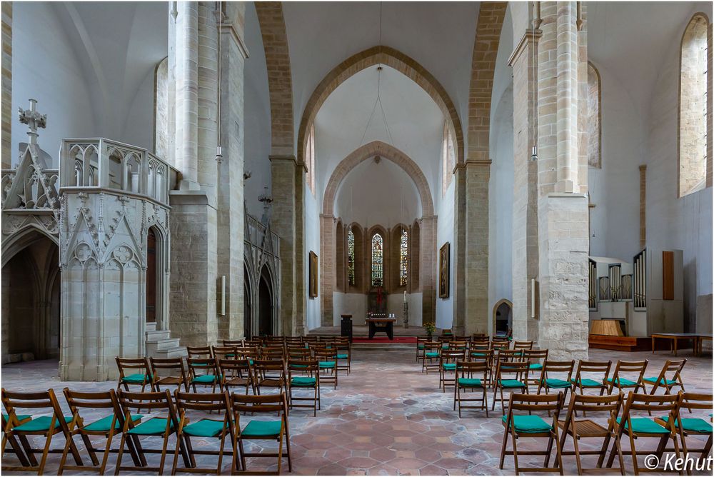 Blick nach Osten - Klosterkirche St. Marien und St. Cyprian Nienburg