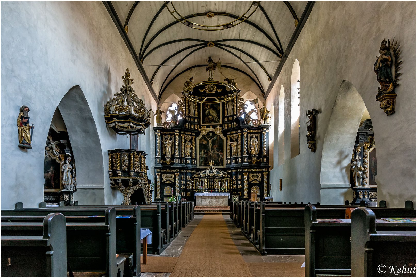 Blick nach Osten Klosterkirche St. Peter und Paul Hadmersleben