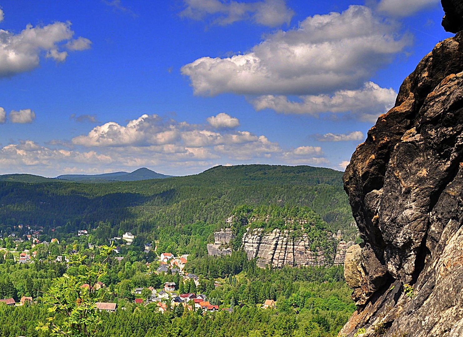 Blick nach Oybin