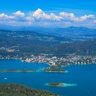 Blick nach Pörtschach über den Wörthersee