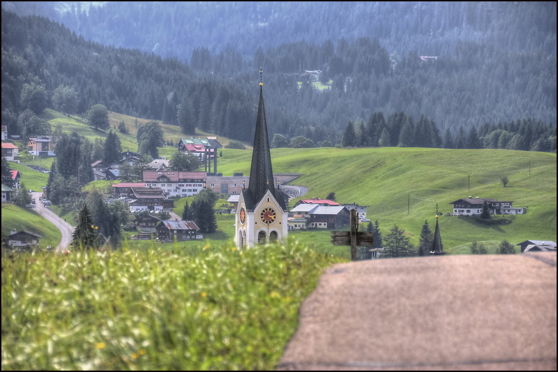 Blick nach Riezlern