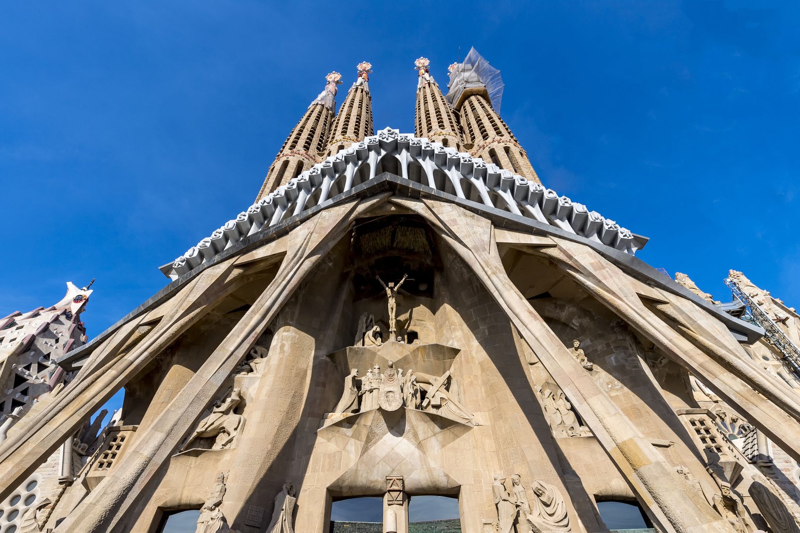 Blick nach Sagrada Familia