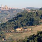 Blick nach San Gimignano