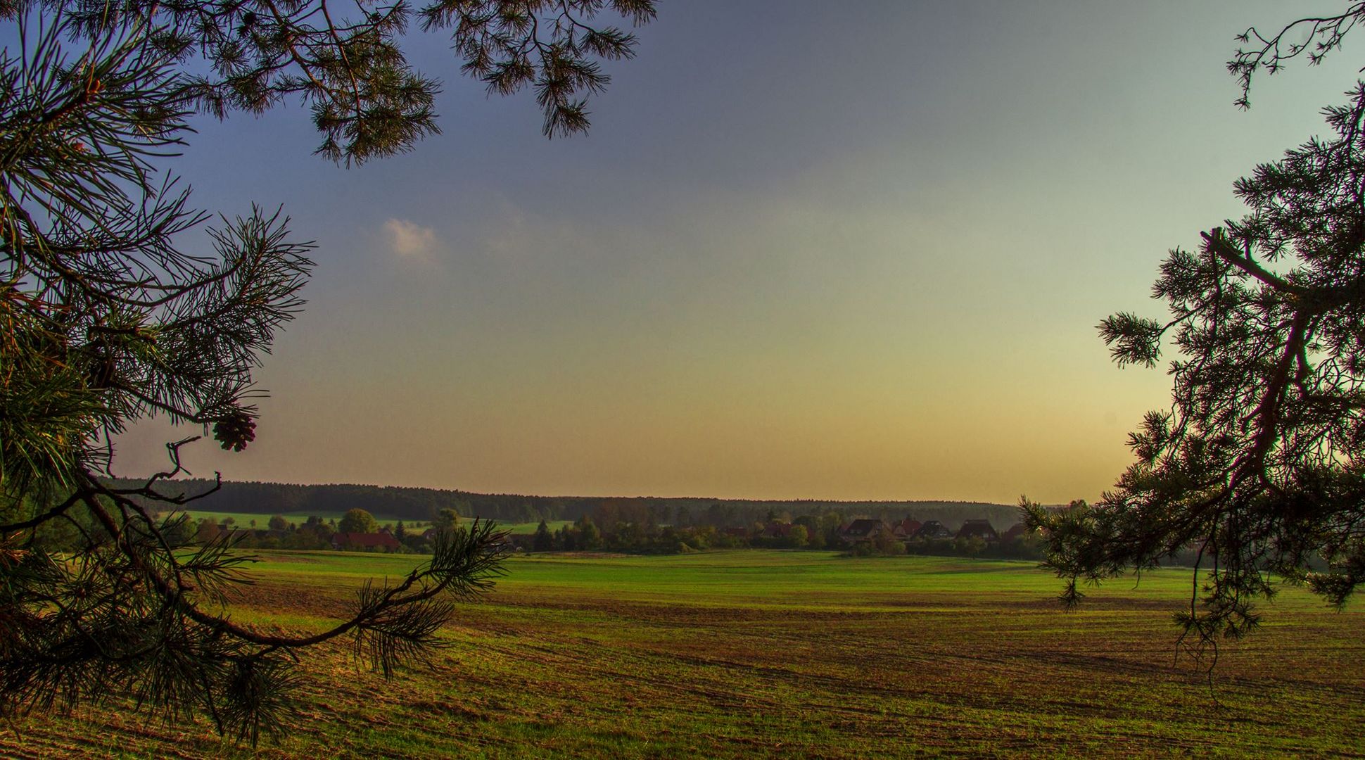 Blick nach Schernsdorf