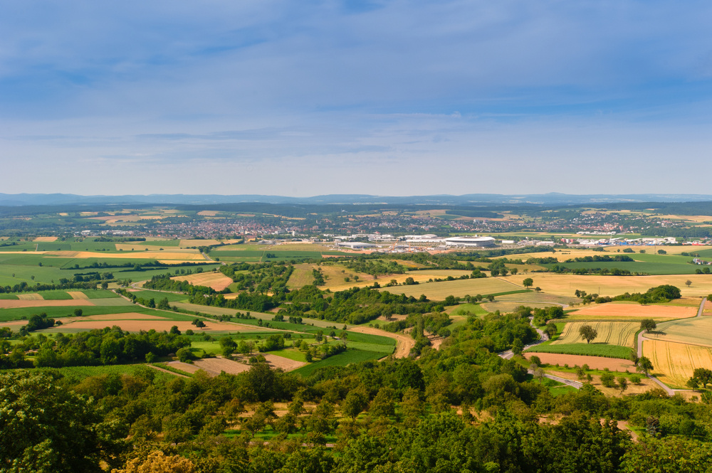 Blick nach Sinsheim