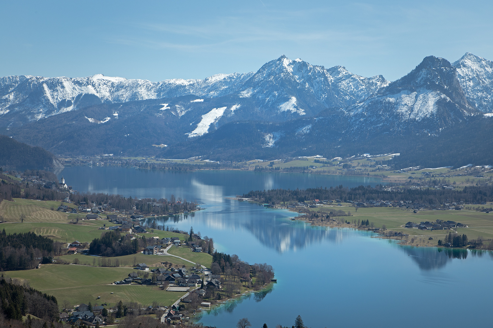 Blick nach St. Wolfgang