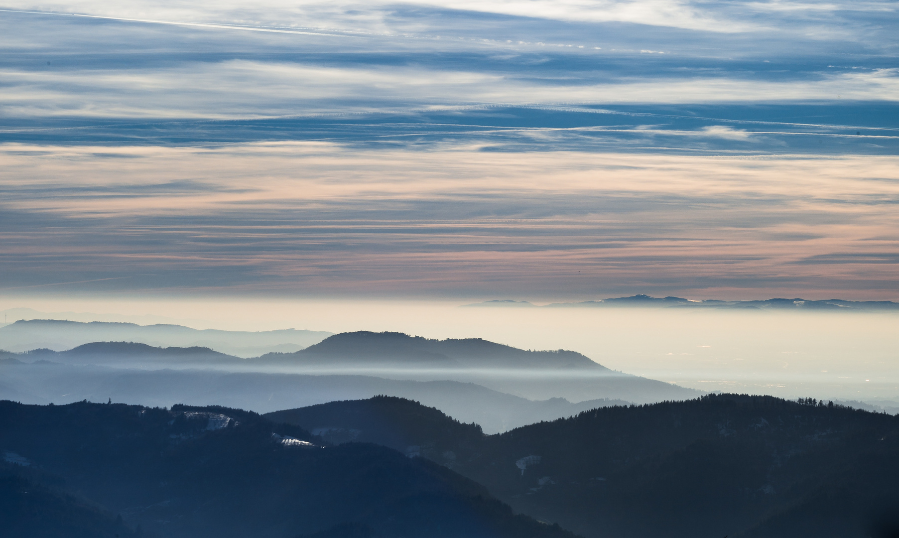 Blick nach Südwesten ... 