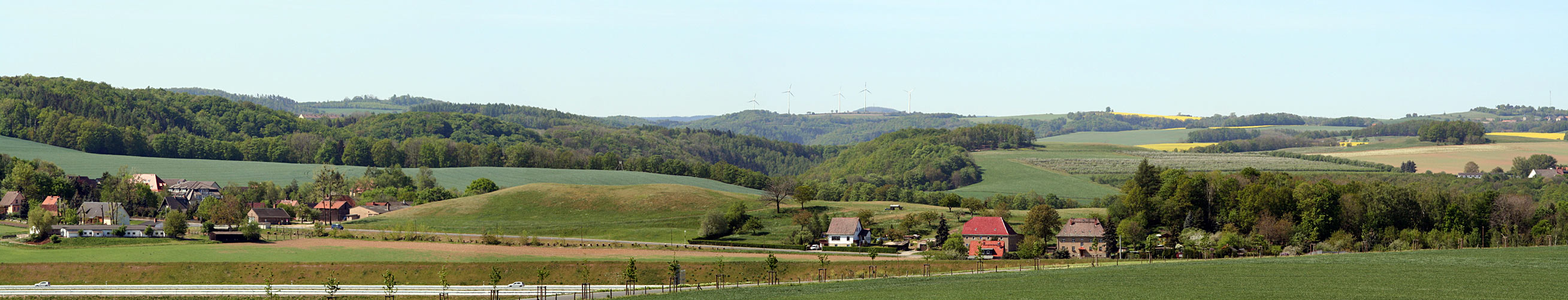 Blick nach südwesten bei meinem Garten