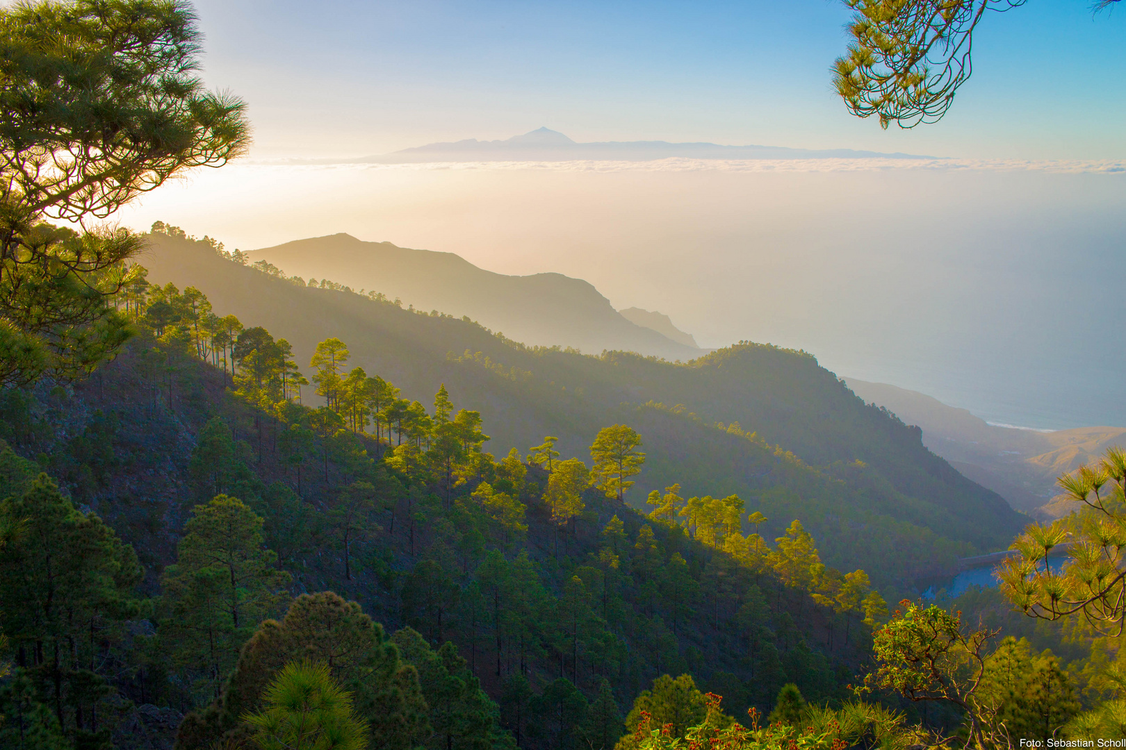 Blick nach Teneriffa