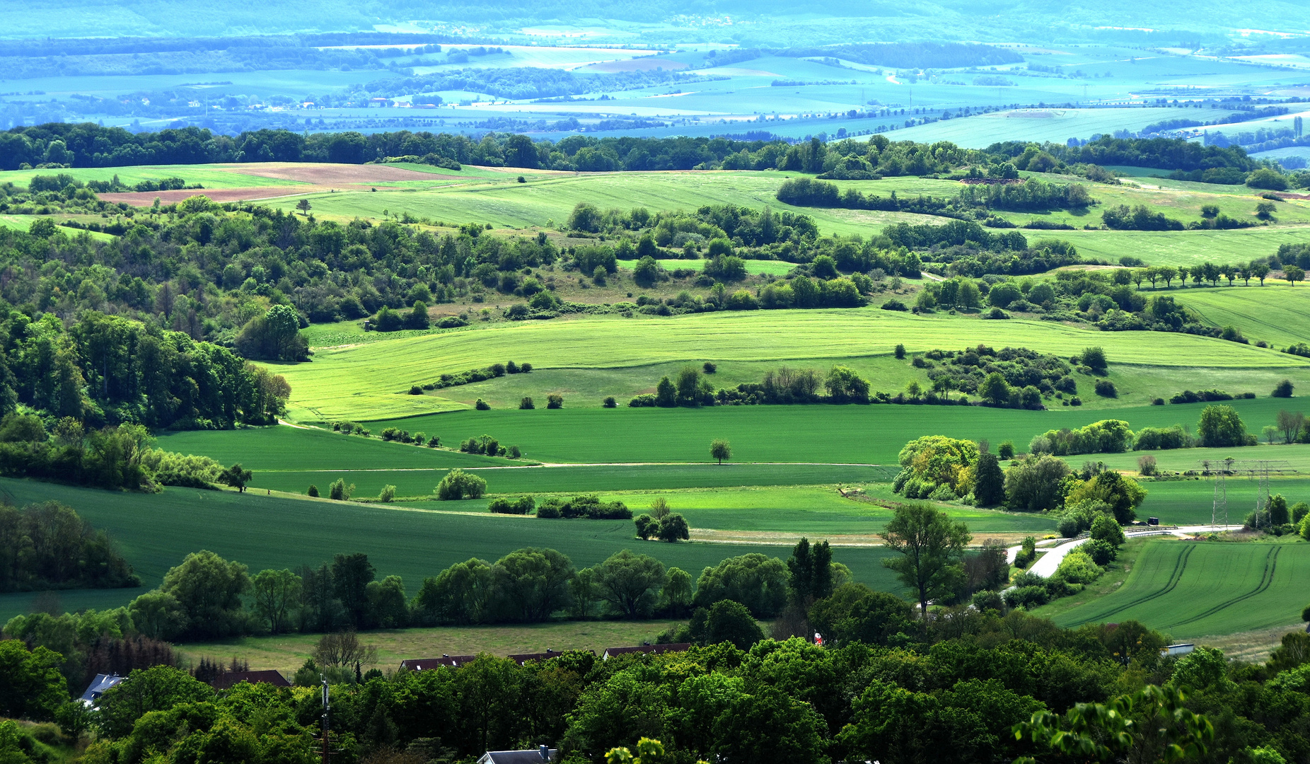 Blick nach Thüringen